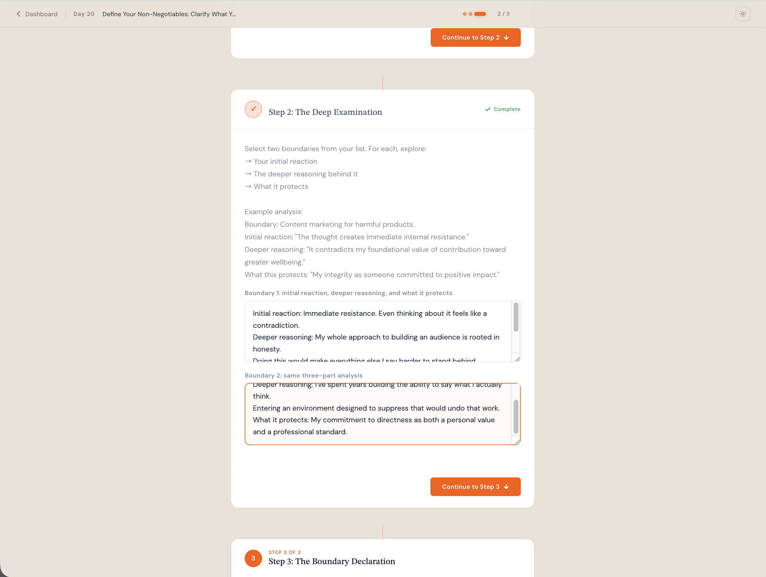 Interactive in-app prompts